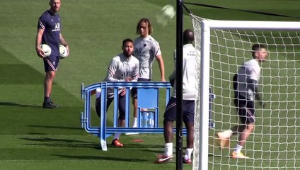 Neymar, Mbappé, Messi and co. à l'entraînement avant PSG-Lens