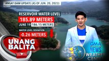 Water level sa Angat dam, lalo pang bumaba - Weather update today as of 7:30 a.m. (June 20, 2023)| UB