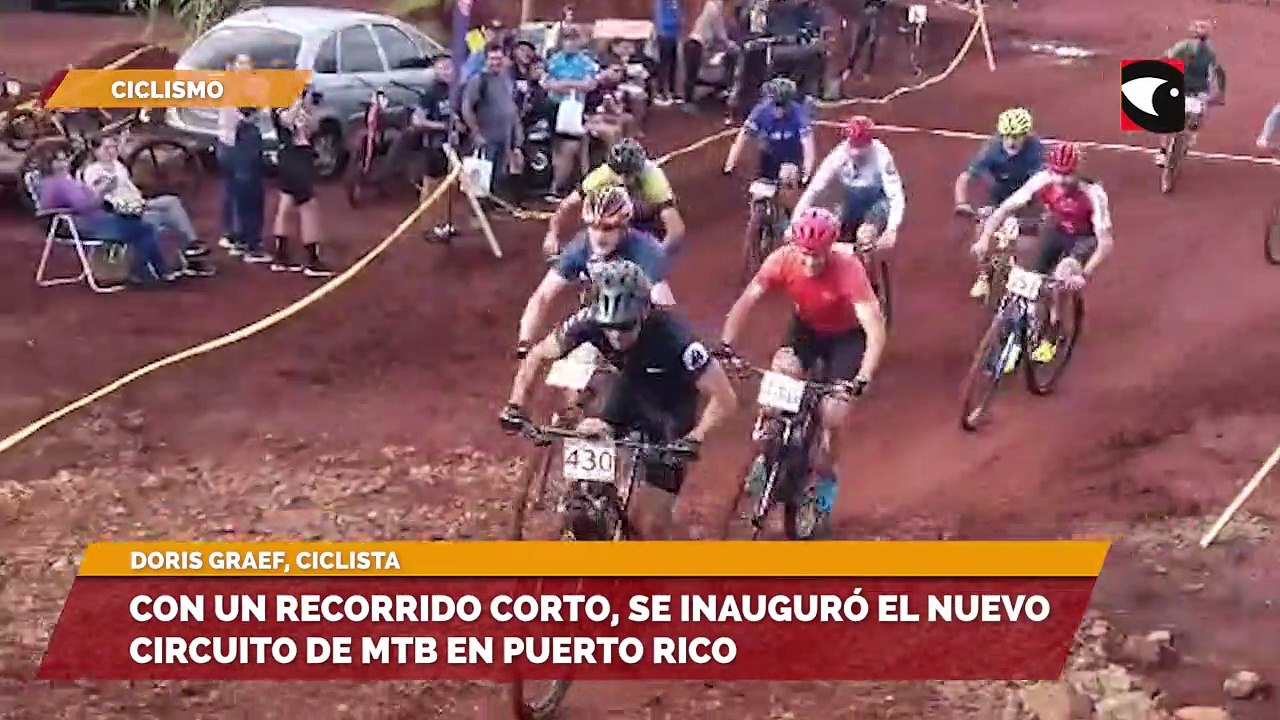 Con un recorrido corto, se inauguró el nuevo circuito de MTB en puerto rico