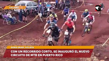 Con un recorrido corto, se inauguró el nuevo circuito de MTB en puerto rico