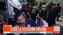 Arribó la selección de Chile para el amistoso con Bolivia