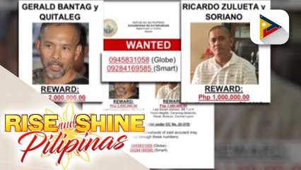 DOJ, naglabas ng wanted poster nina ex-BuCor chief Bantag at ex-deputy security officer Zulueta