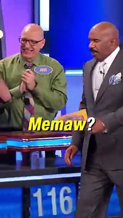 Family Feud -  Crowd goes wild for risqué Memaw!