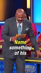 Family Feud -  Waterworks shock Steve Harvey!