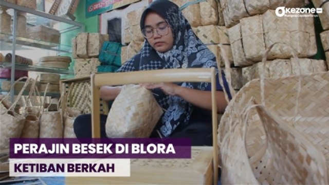 Jelang Hari Raya Kurban, Perajin Besek di Blora Banjir Pesanan Hingga Malaysia