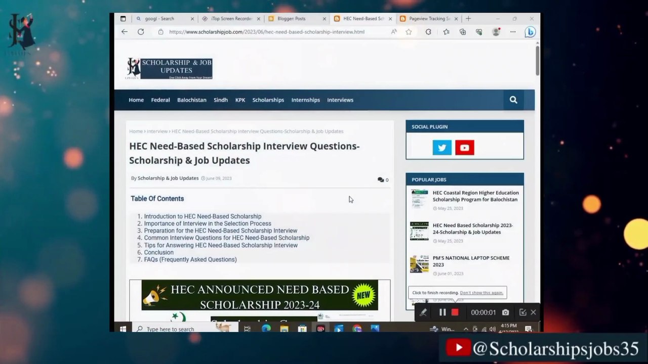 HEC Need Based Scholarship Interview Tips 2023|HEC Need based Scholarship Interview|