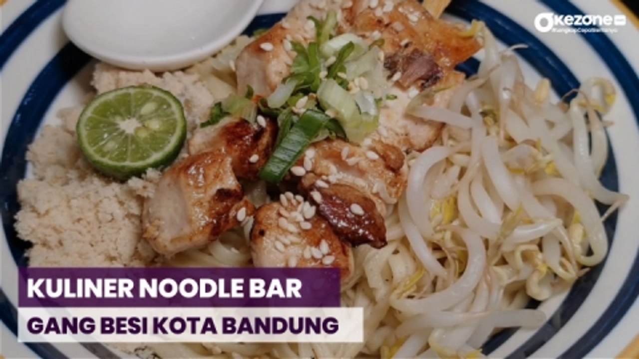 Unik! Sedapnya Menikmati Noodle Bar Gang Besi Kota Bandung
