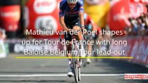 Mathieu van der Poel shapes up for Tour de France with long Baloise Belgium Tour lead-out