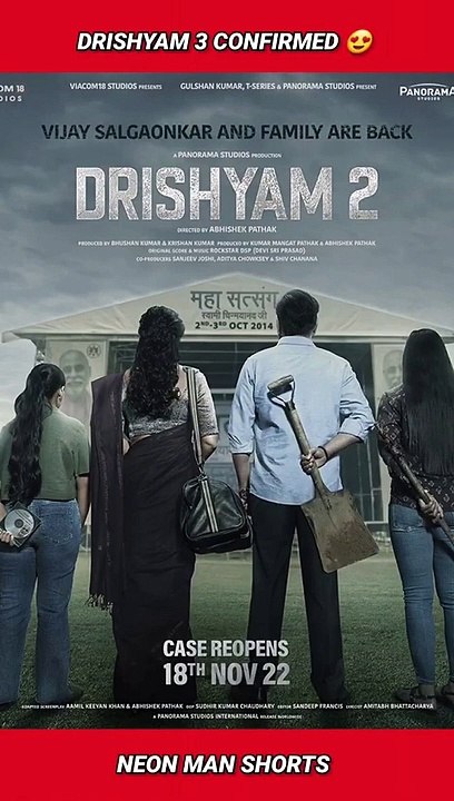 Drishyam 3 CONFIRMED #shorts