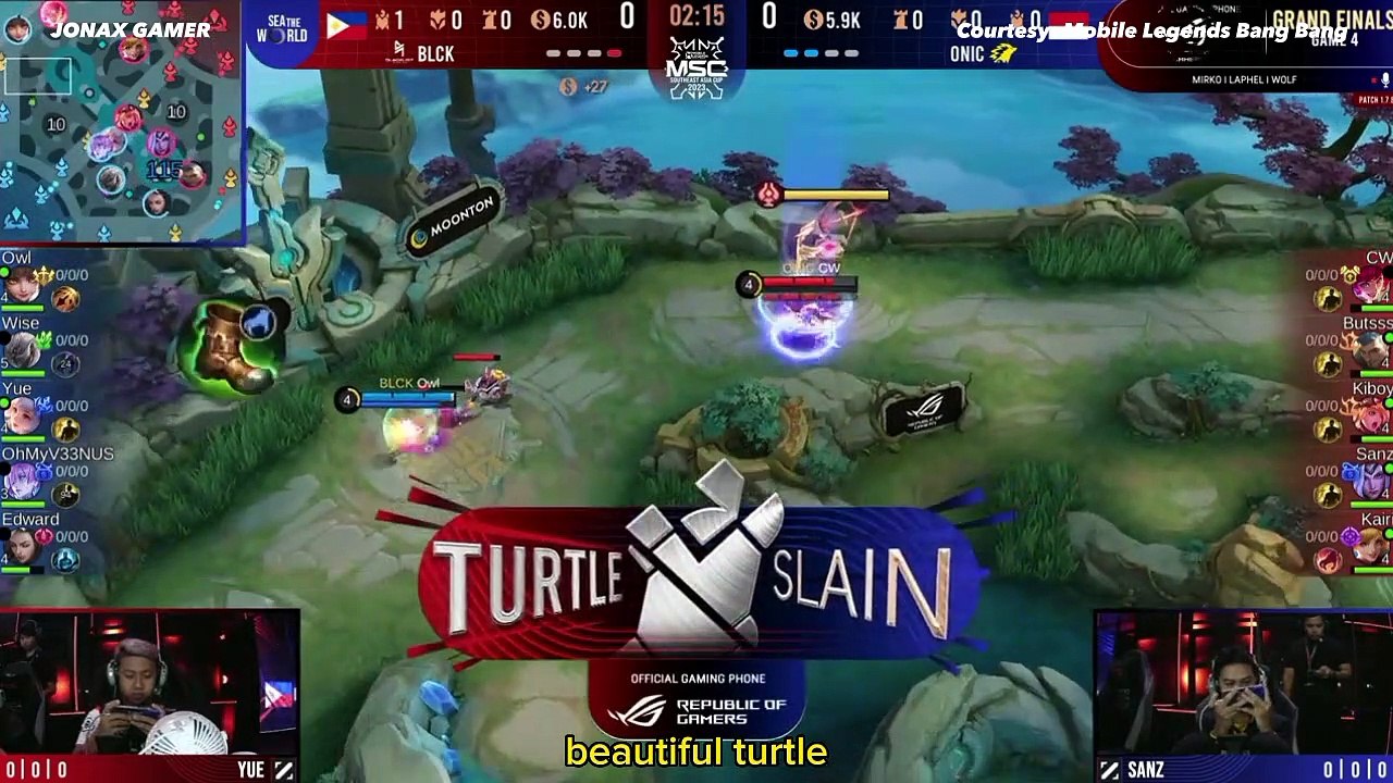 MSC 2023 Grand Final, Blacklist VS Onic - Game 4 | Mobile Legends!