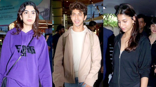 Agstya Nanda,Khushi Kapoor और Suhana Khan सहित The Archies की टीम आई नजर