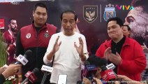 Jokowi Puji Selangit Timnas Indonesia Melawan Argentina