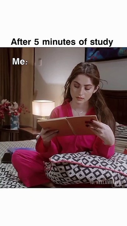 Study time. Neelam muneer