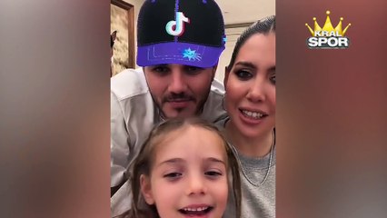 Mauro Icardi ve Wanda Nara TikTok yayınında Türkçe konuştu