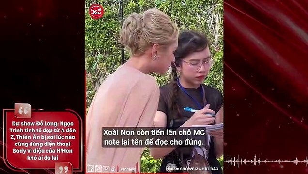 Dự show Đỗ Long: Ngọc Trinh tinh tế đẹp từ A đến Z, Thiên n bị soi lúc nào cũng dùng điện thoại