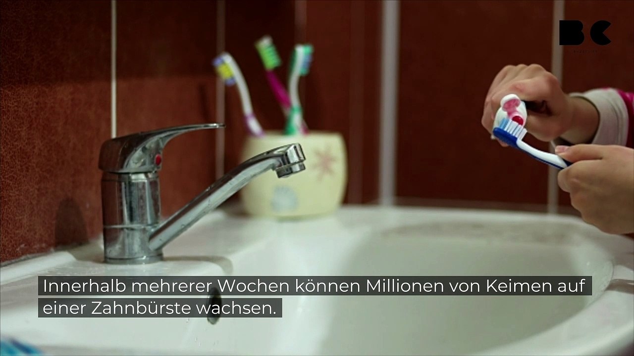 So verhindert man keime auf der zahnbürste!