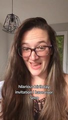 Convite “hilariante” para festa de anos viraliza. “Falhas do Pinterest”