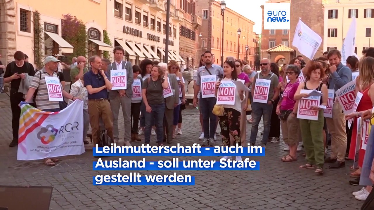 Bis 6 Jahre Haft, 1 Million Geldstrafe für Leihmutterschaft in Italien - wenn das Gesetz durchgeht