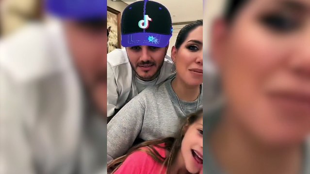 Icardi ailesi canlı yayında Türkçe konuşup Aşkın olayım söyledi; Wanda Nara Galatasaray'da kalın yorumuna böyle yanıt verdi!