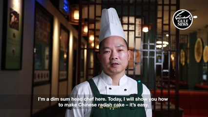 Chinese radish cake (turnip cake)