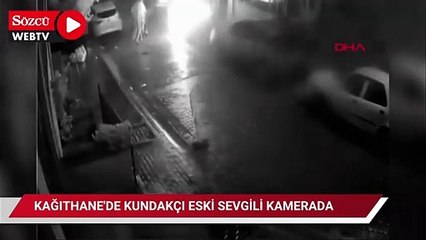 İstanbul'da kundakçı eski sevgili kamerada