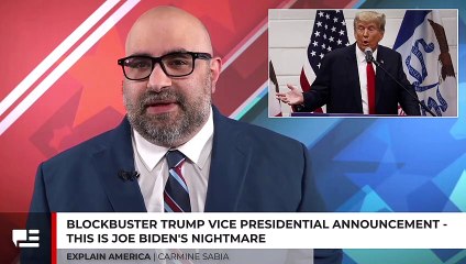 Blockbuster Trump Vice Presidential Announcement - This Is Joe Biden's Nightmare