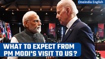 PM Modi US Visit: What will be the possible key topics of talks between Biden & Modi | Oneindia News