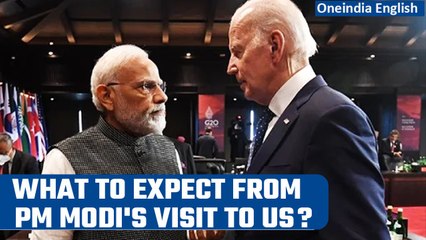 PM Modi US Visit: What will be the possible key topics of talks between Biden & Modi | Oneindia News