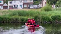 Dog stuck on small island in Worthing pleasure park rescued by West Sussex Fire & Rescue Service