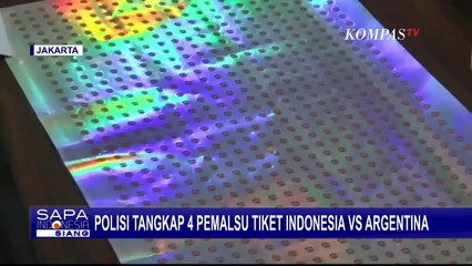 Polres Metro Jakpus Tangkap 4 Penjual Tiket Palsu Laga Indonesia Lawan Argentina