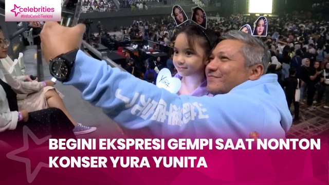Begini Ekspresi Gempi saat Nonton Konser Yura Yunita, Bareng Papa Gading dan Mama Gisel