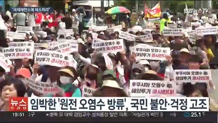 "원전 오염수 방류, 국제해양법재판소에 제소해야"