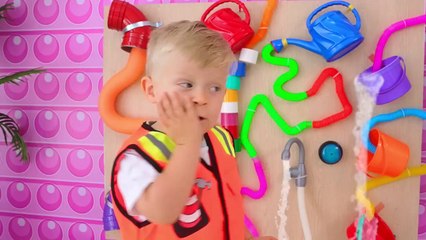 Little Oliver's Magical Carousel Adventure - Journey Through Various Professions