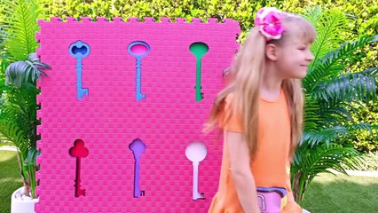 Diana and Oliver Inflatable Maze Challenge and Other Adventure Stories for Kids