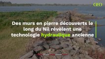Des murs en pierre découverts le long du Nil révèlent une technologie hydraulique ancienne