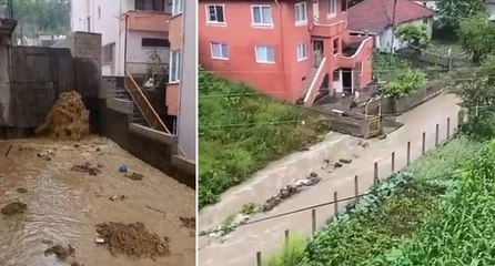 Bartın’da sağanak etkili oldu