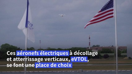 Silencieux et économiques: au Bourget, les taxis volants commencent à décoller