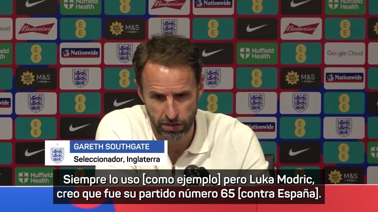 Southgate alucina con Modric: "¿Cómo puede juga...