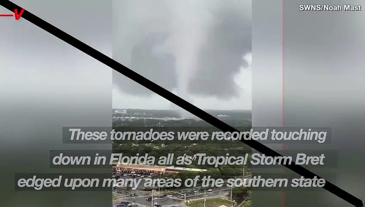 Must See! This is Moment Tornadoes Touched Down In Several Areas of Florida