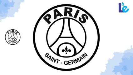 How to Draw Paris Saint-Germain F.C. Logo - Easy Step-by-Step Tutorial