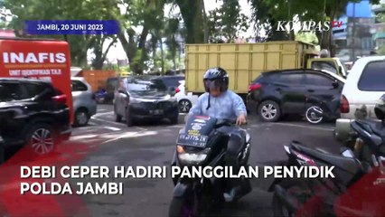 Komedian Debi Ceper Penuhi Panggilan Penyidik Polda Jambi