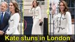 Kate stuns in white when appearing at National Portrait Gallery