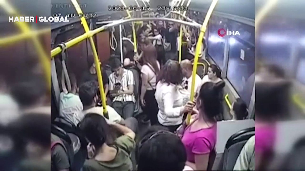 Halk otobüsünde dehşet: Ekmek bıçağıyla şoföre saldırdı
