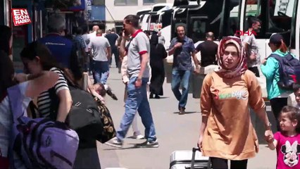 15 Temmuz Demokrasi Otogarı'nda Kurban Bayramı öncesi yoğunluk