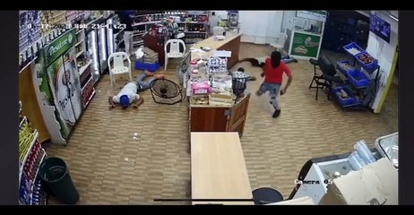 Así fue como delincuentes asaltaron un colmado