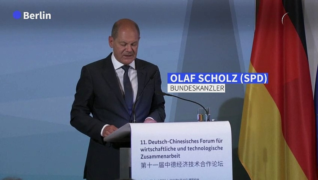 Scholz will 'fairen Wettbewerb' mit China