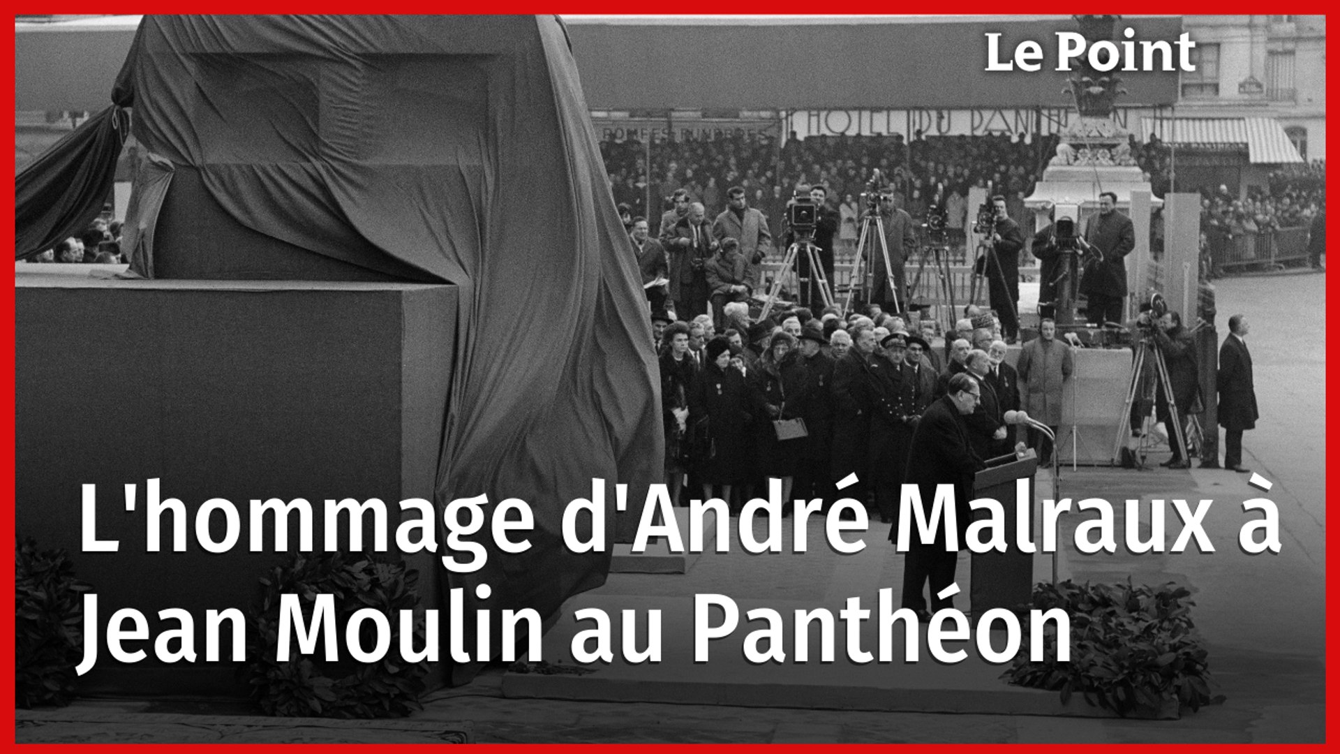 L'hommage d'André Malraux à Jean Moulin au Panthéon - Vidéo Dailymotion