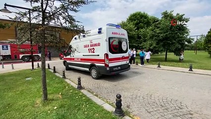 Le feu dans la cheminée du restaurant m'a fait peur