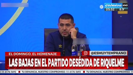 Despedida de Riquelme: ¿quiénes serán los grandes ausentes?