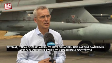 Stoltenberg: Air Defender 2023'ü çatışma olmasın diye yapıyoruz